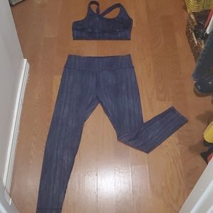 VS sport knockout  leggings and matching bra